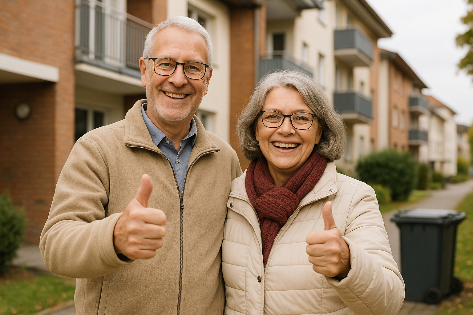 Zufriedene Kunden Tonnenservice