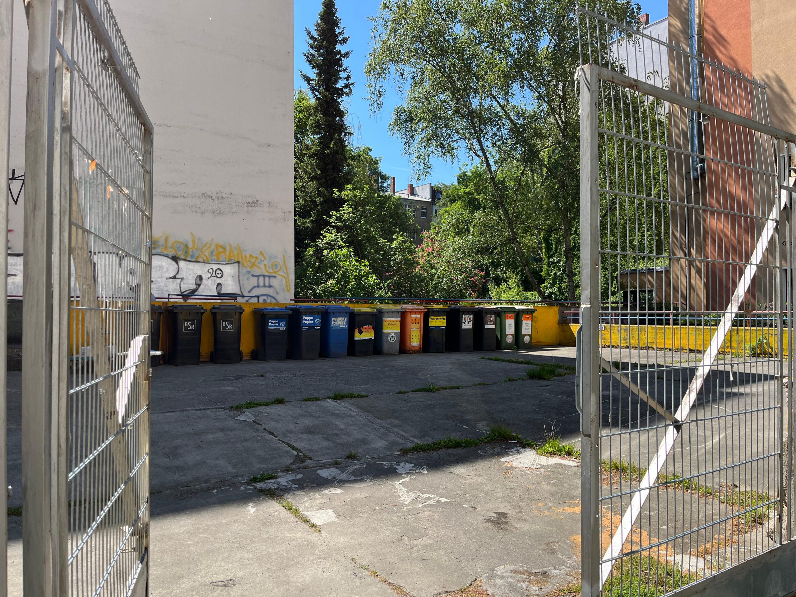 Mülltonnenstellplatz Berlin